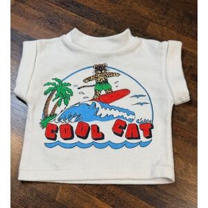 Vintage Cool Cat toddler shirt.  Size 12 months.  Tiger king vibe.  Rare